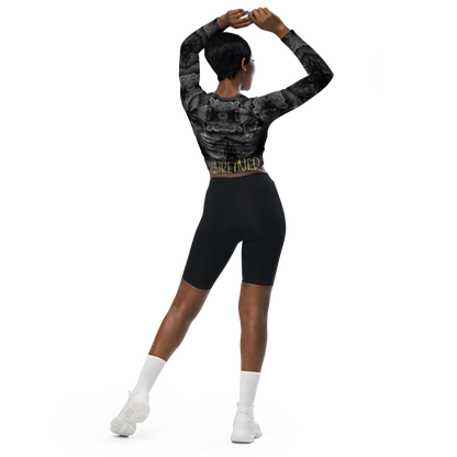 Custom Designed Long-Sleeved Crop Top