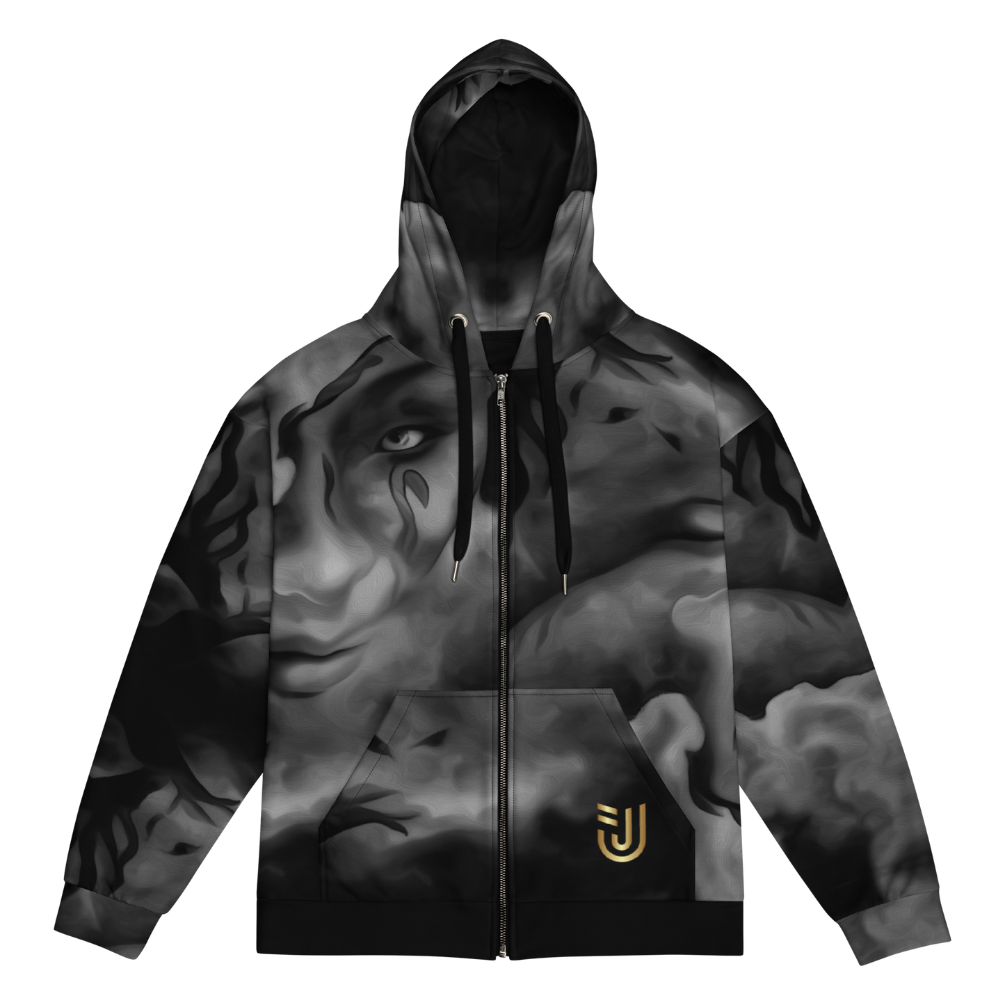 Custom Designed Unisex Zip Hoodie