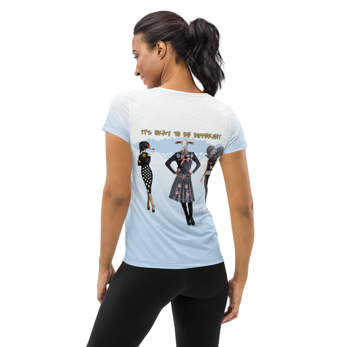 Custom Designed Women's Athletic T-shirt