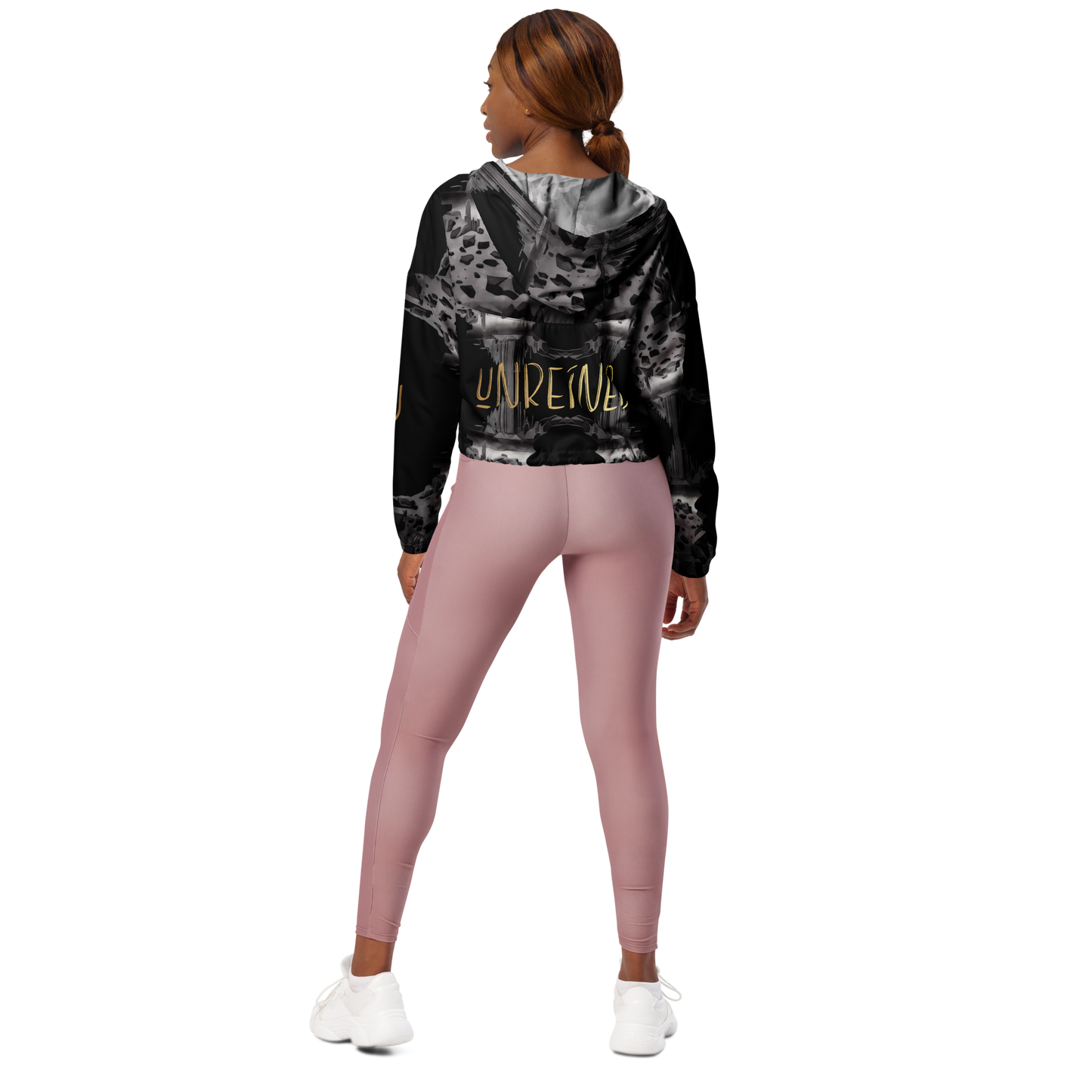 Custom Designed Women’s Cropped Windbreaker